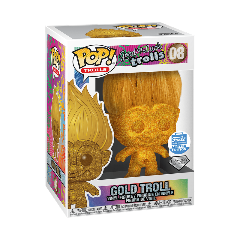 glitter troll doll