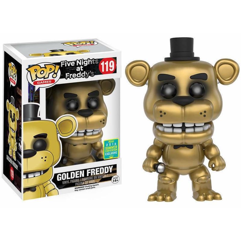 golden freddy idol funko pop