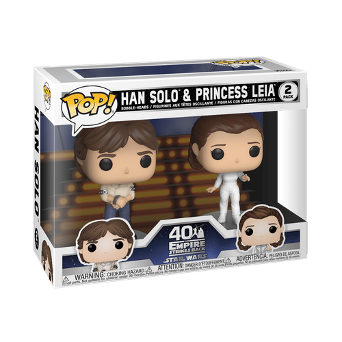 funko pop han solo and princess leia