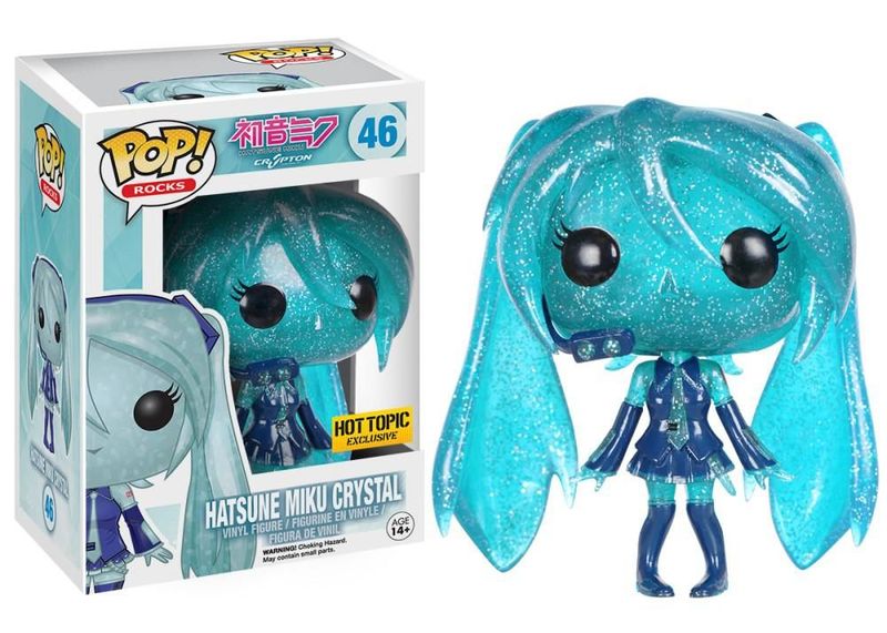 hatsune miku doll crystal figure