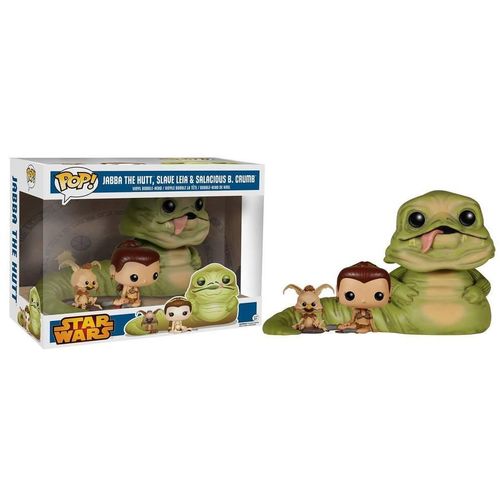 Verified Jabba The Hutt, Slave Leia, & Salacious B. Crumb by Funko