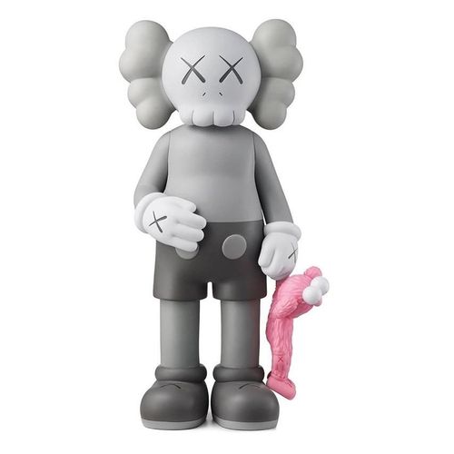 grey kaws doll