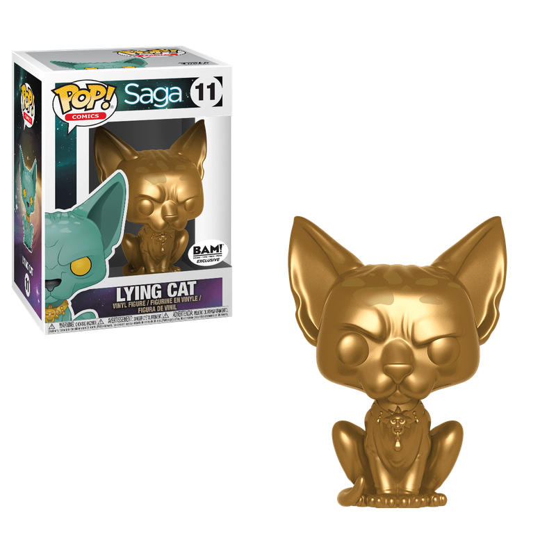 lying cat figure