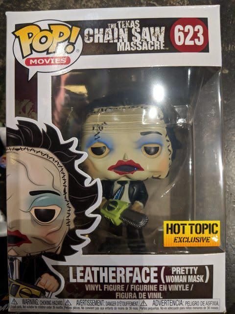 funko pop leatherface hot topic