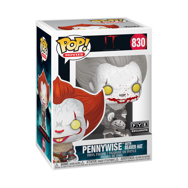 Verified Pennywise with Beaver Hat (Black and White) Funko Pop! | Whatnot