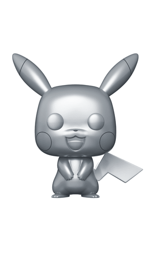10 inch silver pikachu