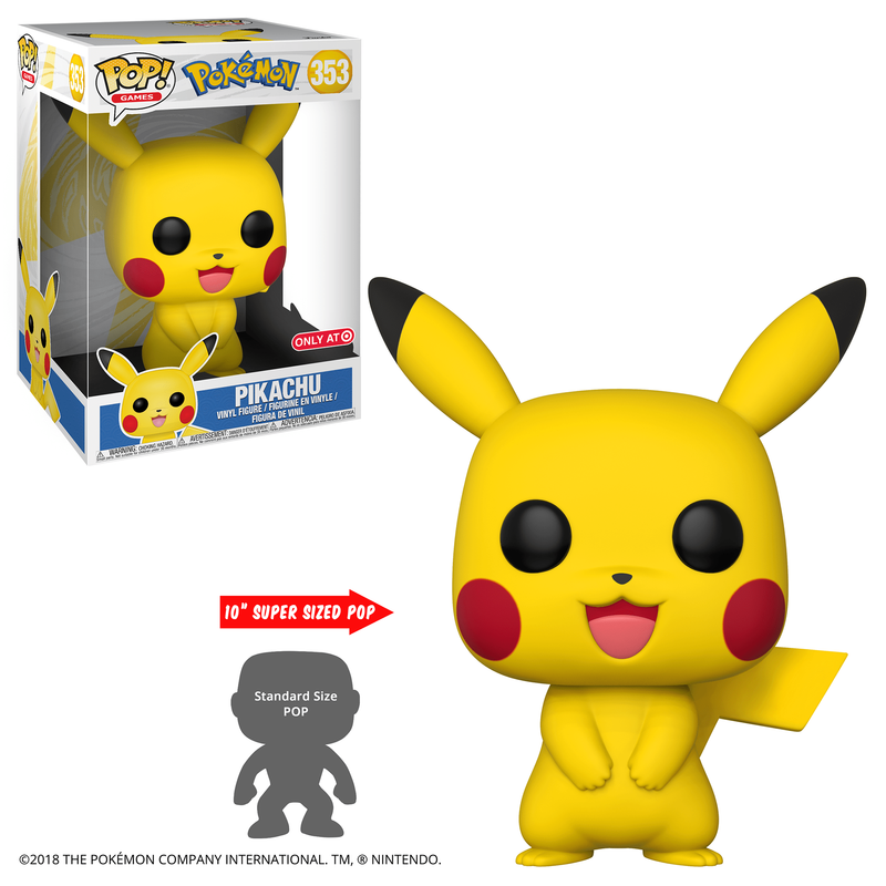 pikachu 10 inch funko pop dpci