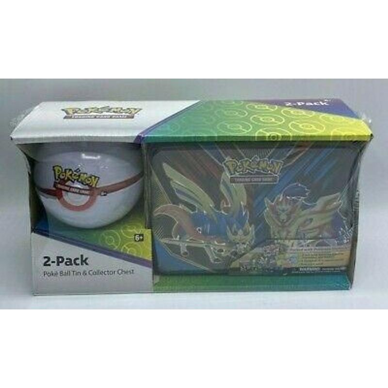 Pokémon 2 Pack - Premier ball Tin & Collectors Chest Box Bundle!