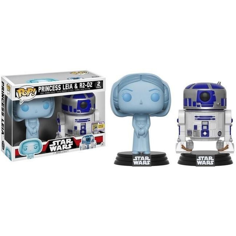 Princess Leia (Holographic) & R2-D2 [SDCC]