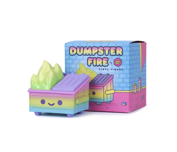 dumpster fire this is fine vinyl figure
