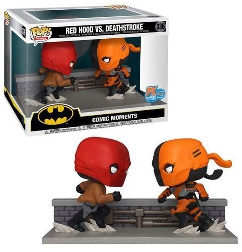 red hood vs deathstroke funko pop