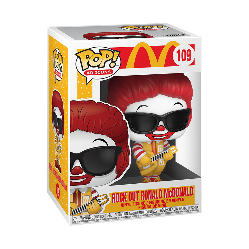 ronald mcdonald funko pop glitter