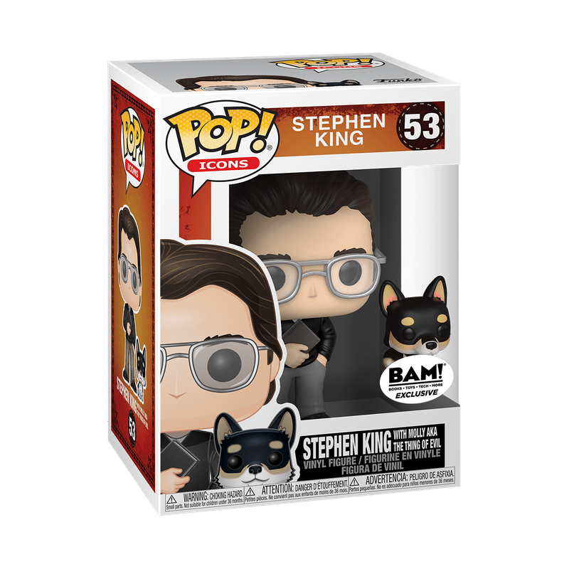 stephen king with axe funko pop
