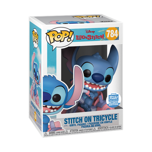 stitch funko tricycle