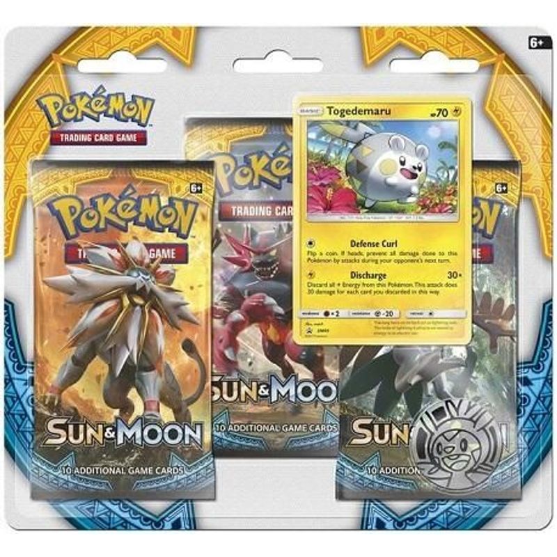Sun & Moon Base Set 3 Pack Blister [Togedemaru]