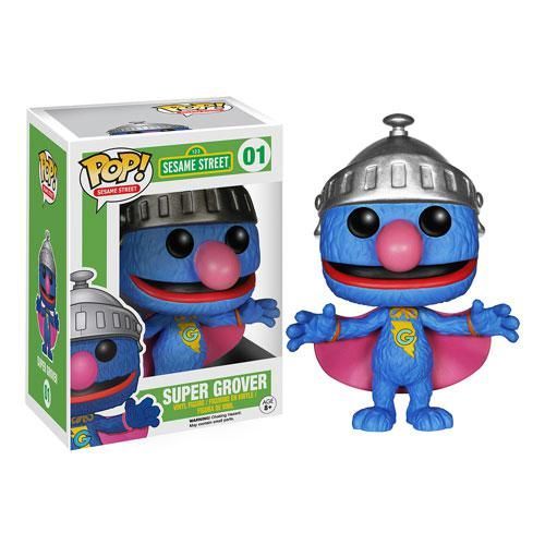 super grover flocked pop