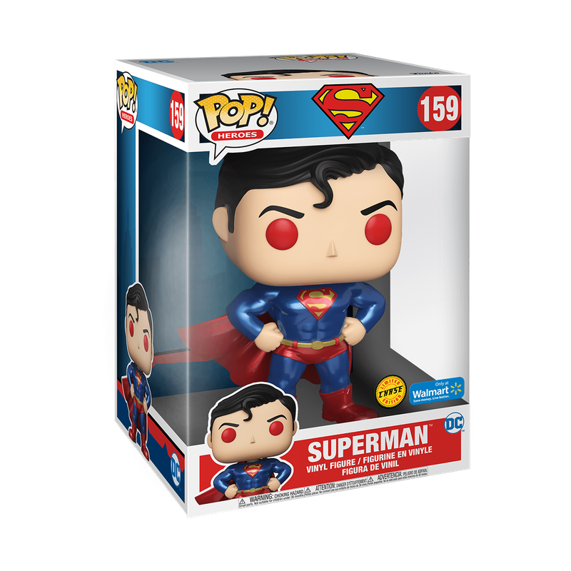 Verified Superman (Chase) (Metallic) (10 inch) by Funko Pop! | Whatnot