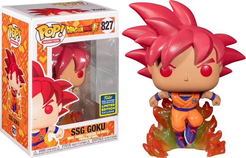 Funko pop hot sale goku red