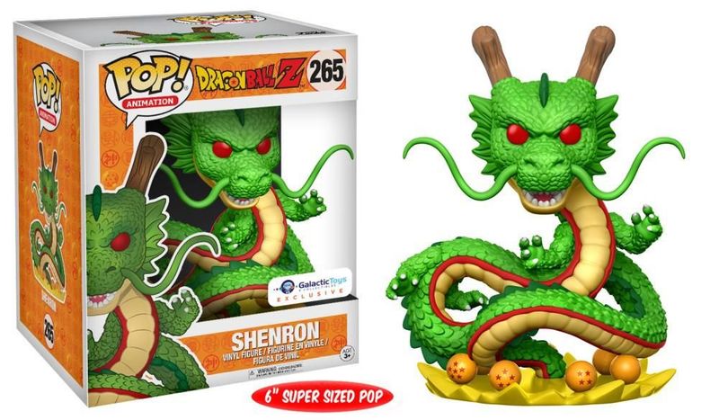 funko pop dragon ball z shenron gold