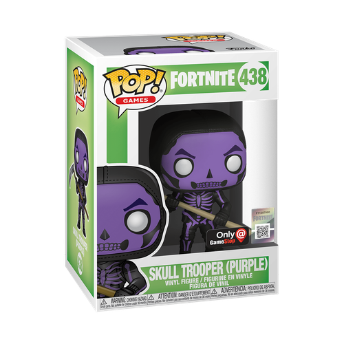 funko pop fortnite skull trooper purple