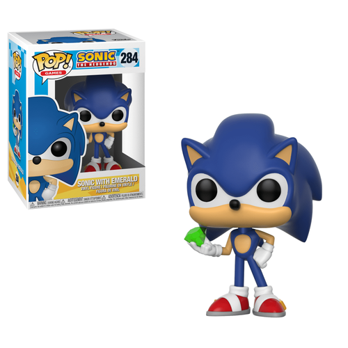 funko pop sonic with emerald