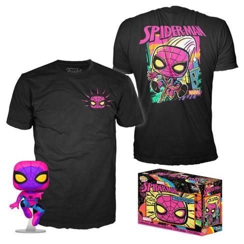 black light spider man funko pop
