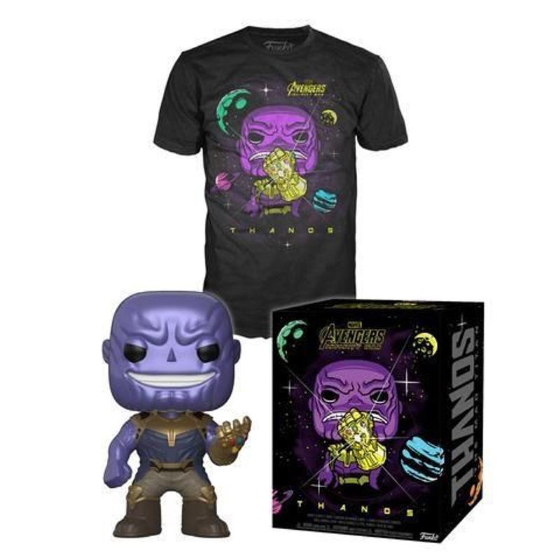 Thanos (Infinity War) (Metallic) And Thanos (with Guantlet) Tee