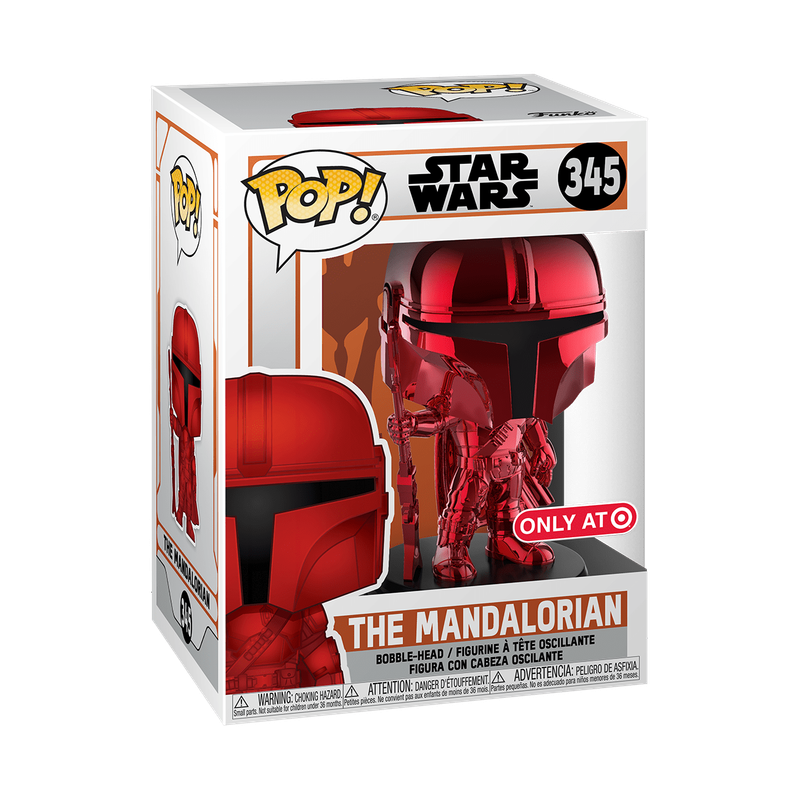 chrome red mandalorian
