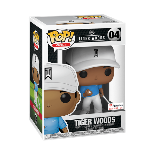 tiger woods funko pop blue shirt