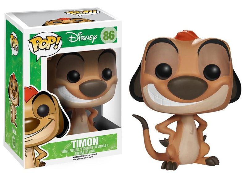 flocked timon funko pop