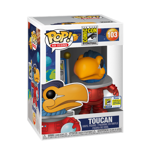 Verified Toucan (Metallic) (Red) [SDCC] Funko Pop! | Whatnot