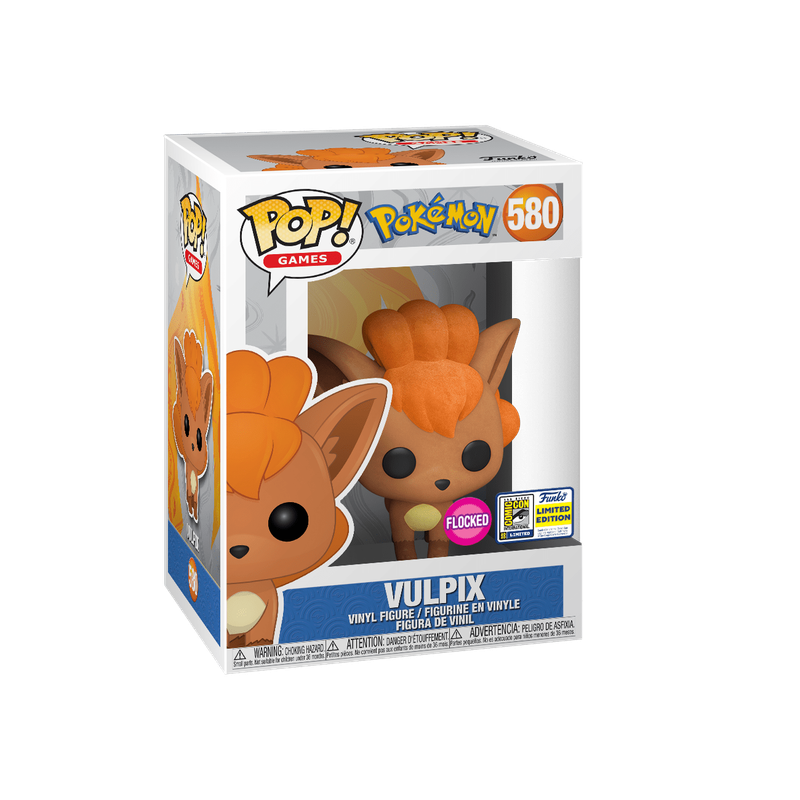 vulpix flocked funko pop