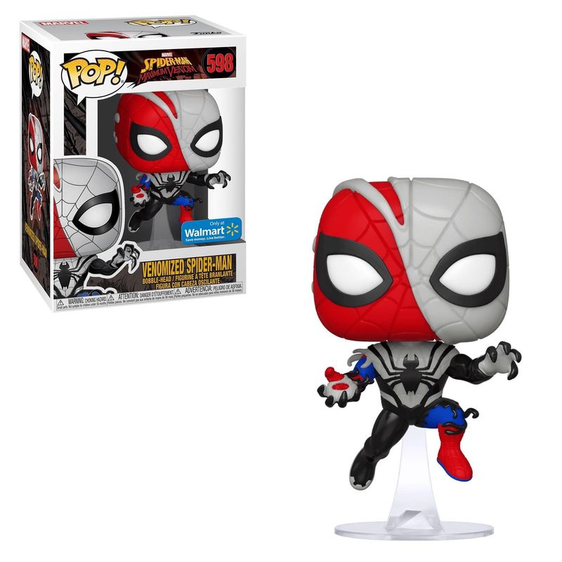 spiderman venomized funko