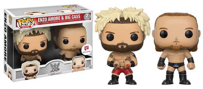 Verified Enzo Amore Big Cass 2 Pack Funko Pop Whatnot