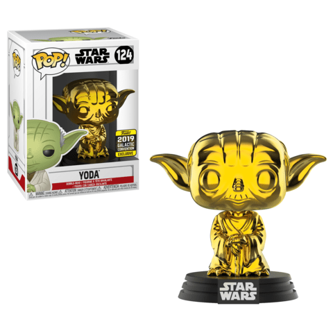 funko pop gold yoda