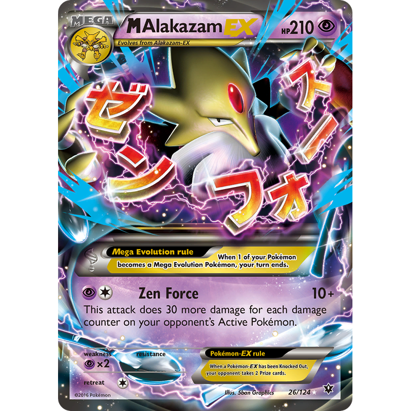 Verified Alakazam-EX - Fates Collide by Pokemon Cards