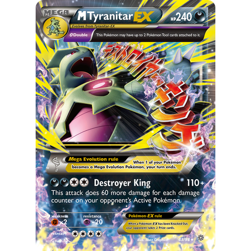 Verified M Tyranitar-EX - Ancient Origins by Pokemon Cards | Whatnot