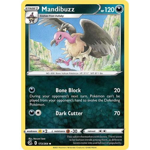 Verified Mandibuzz - Fusion Strike Pokemon Cards | Whatnot