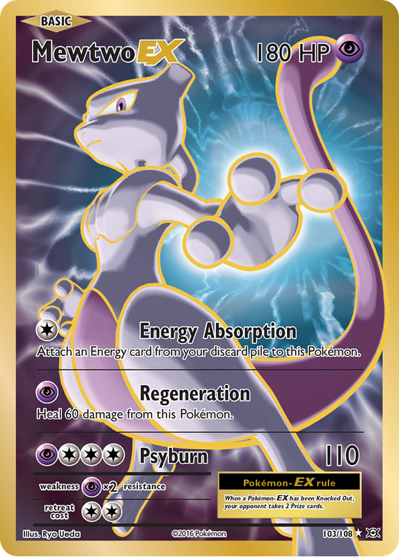 Mewtwo EX (Full Art) - XY - Evolutions - Pokemon