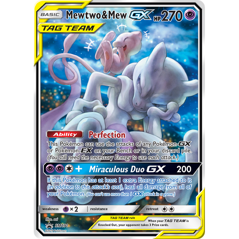 Verified Mewtwo And Mew Gx Sm Black Star Promos Pokemon Cards Whatnot 