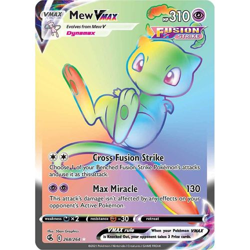 Verified Mew Vmax (Secret Rare) - Fusion Strike Pokemon Cards | Whatnot