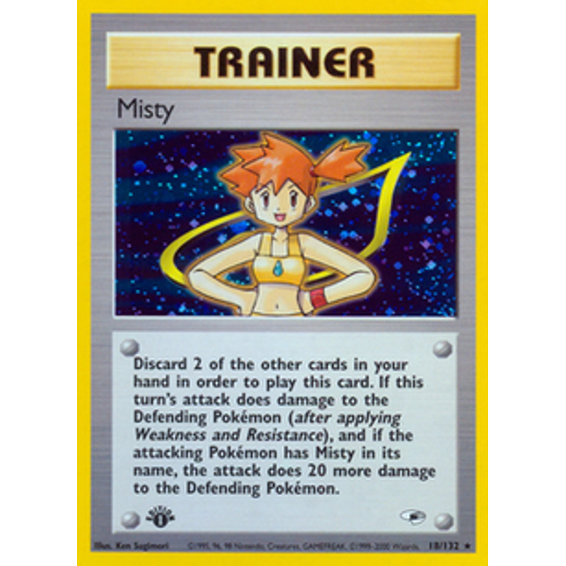 Misty (18) - Gym Heroes (1st edition)