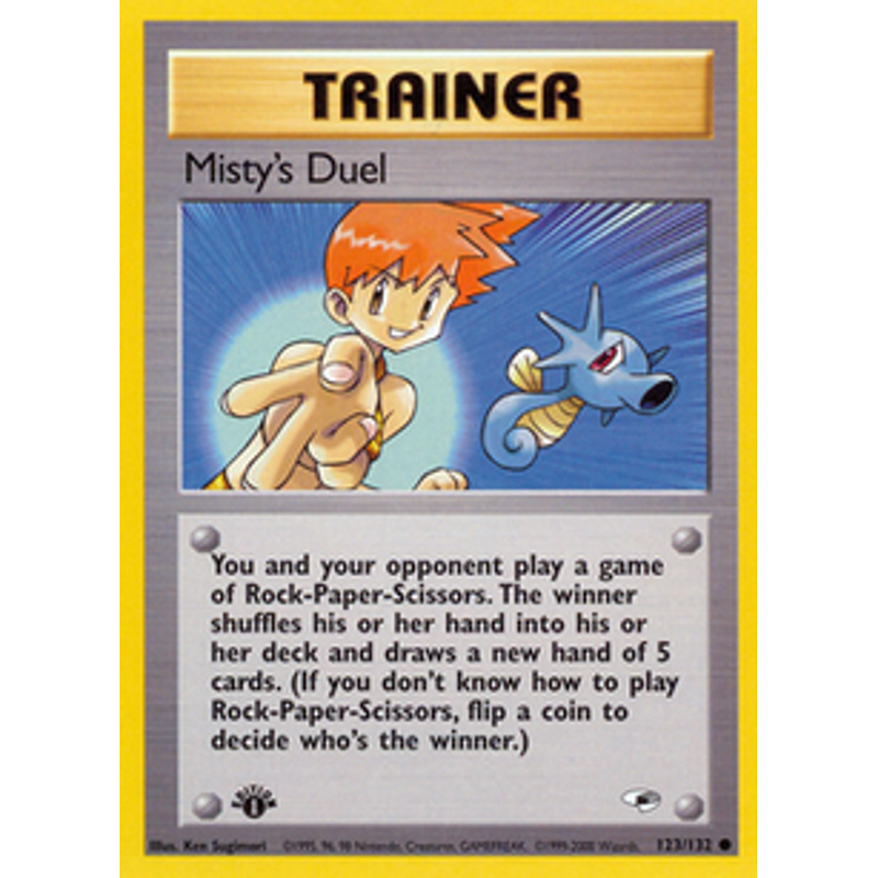 Misty's Duel - Gym Heroes (1st edition)