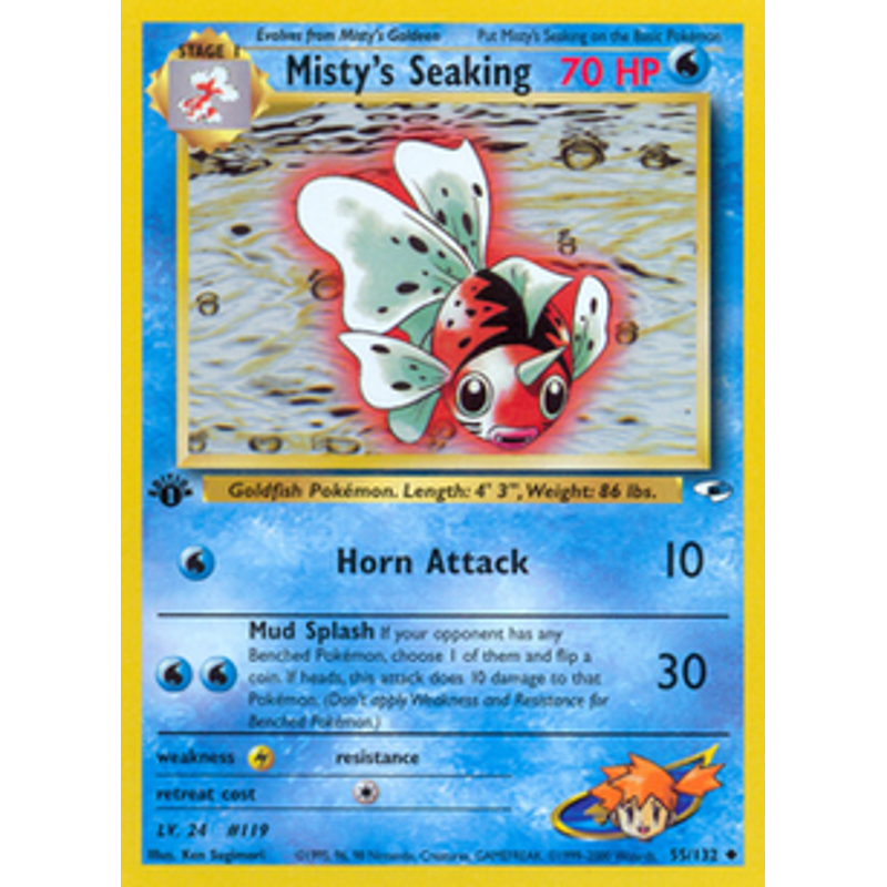 Misty's Seaking - Gym Heroes (1st edition)