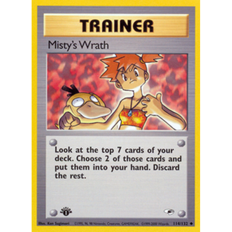 Misty's Wrath - Gym Heroes (1st edition)