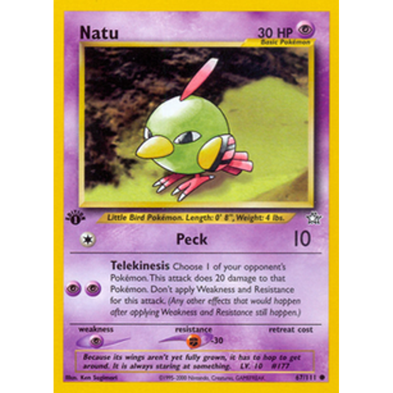 Natu - Neo Genesis (1st edition)