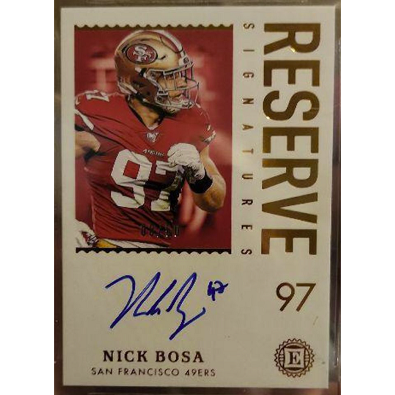 Nick Bosa - 2020 Panini Encased Reserve Signatures