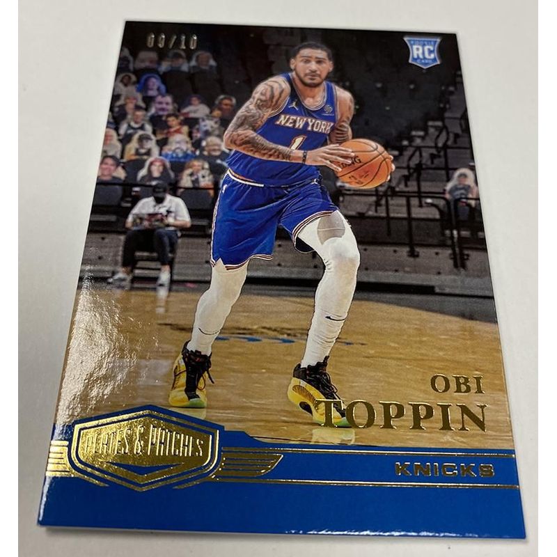 Obi Toppin - 2020 Panini Chronicles Plates & Patches