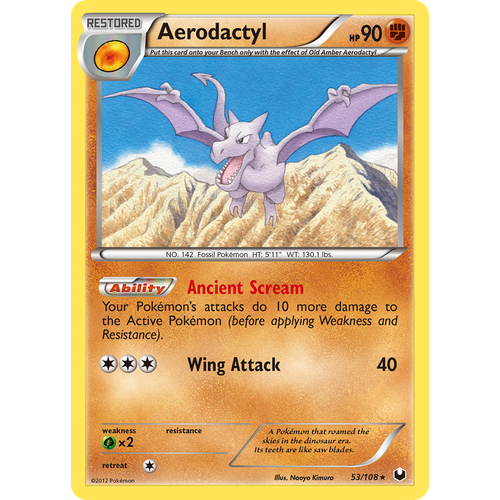 Verified Aerodactyl - Dark Explorers by Pokemon Cards