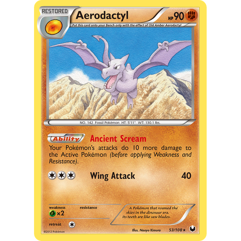 Verified Aerodactyl - Dark Explorers by Pokemon Cards